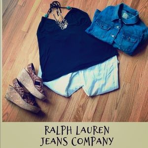 Black Halter Top, Size Large